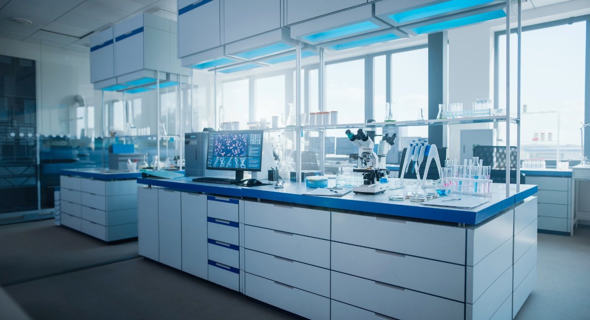 Modern pathology lab running on LAB-IQ